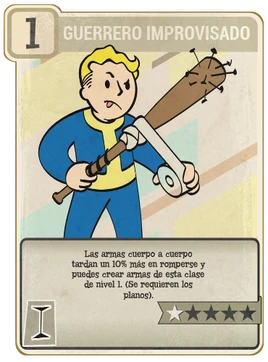 FO76 Guerrero improvisado extra