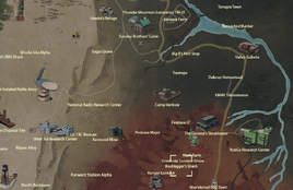 Bootlegger's Shack map
