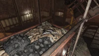 FO76TP The Foundry (Steel ingot 01).jpg (1.28 MB) In Train tunnel area. Steel ingot on the top left far corner of the train carriage