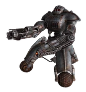 Робот-охоронець з гатлинг-лазером