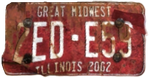 FNV License plate EDE