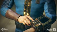 Promotional image of the Pip-Boy 2000 Mark VI