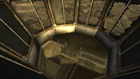 Inaccessible interior of the tower