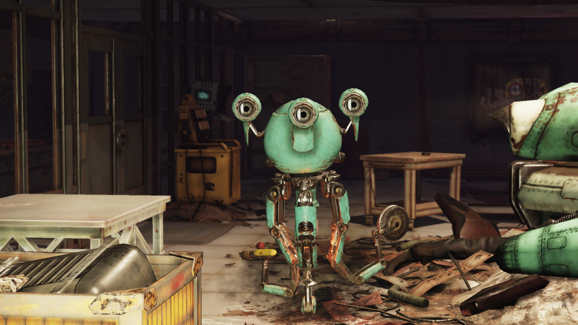 ゲームキャラクター Fallout 76 Mr handy Fallout 76 Mr. Mister Handy Deluxe Articulated Figure Statue