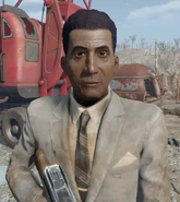 Malcolm's photo NPC, spawned (clothing is randomized)