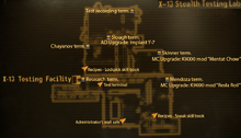 OWB X-13 stealth testing lab map