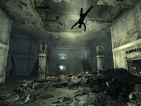 Roosevelt Academy interior.jpg (385 KB) Entrance, with wastelander falling to his demise