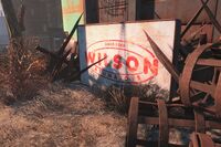 Wilson Atomatoys front sign