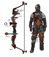 Survivor's paint concept art (left) by Joon Choi