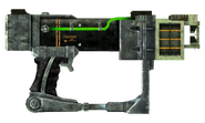 Laser pistol (GRA) with the combat sights and focus optics modifications