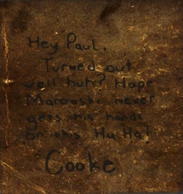 Backside of the photo