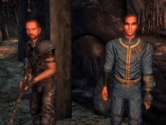 Happy Trails caravan guard and Ricky