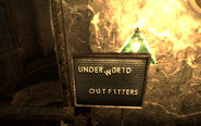 Underworld Outfitters sign