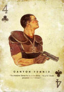 Canyon Runner on a playing card