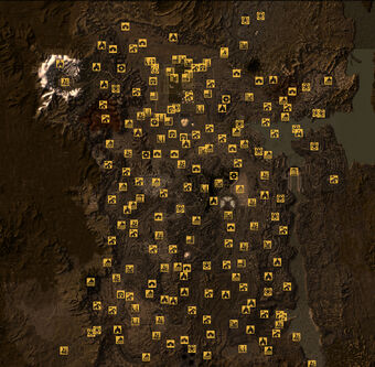 Fallout New Vegas Map Fallout Wiki Fandom