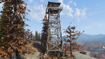 FO76 East Mountain lookout