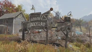 Gorge Junkyard sign
