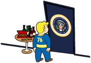 Presidential seal seen in the One of Us quest icon