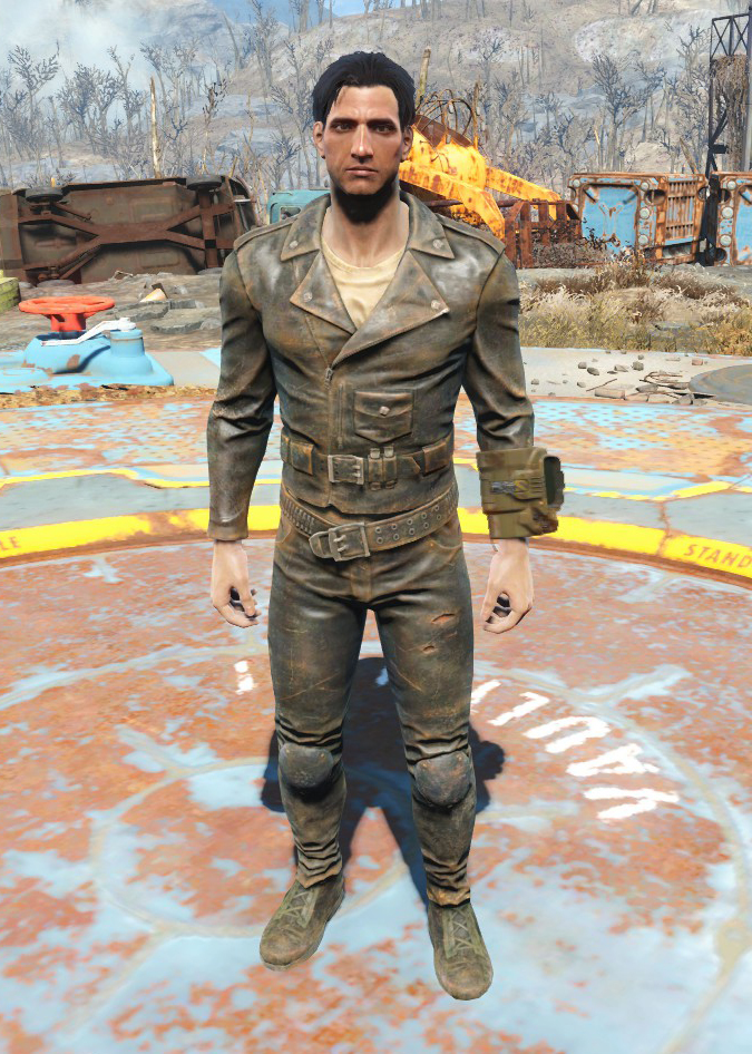 Road leathers) — одежда Fallout 4. Данный комплект одежды состоит ...