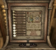 Intelligence selection screen