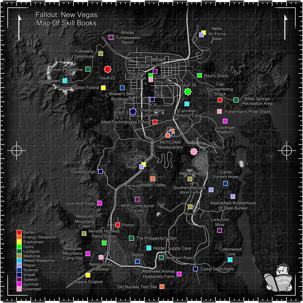 unique weapons locations fallout new vegas