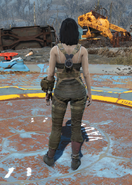 Harness, back view (female) with Pip-Boy