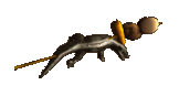 An iguana-on-a-stick in Fallout Tactics