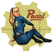 Dibujo de Perla en el B-29