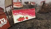 Nuka-Cola Cranberry Promotional board