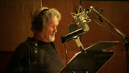 Kris Kristofferson in the voiceover booth