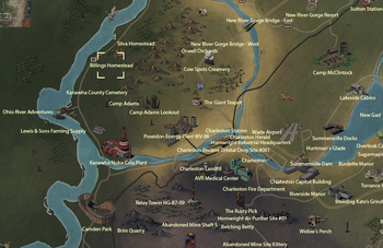 Billings Homestead map