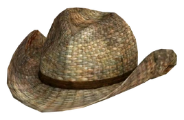 Rattan cowboy hat