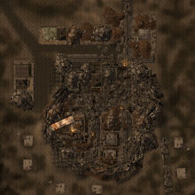 Karte der Boulder-City Ruinen