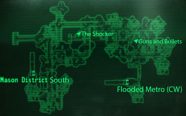 Fallout 3 complete Metro Map. Not designed by me, but i corrected a few  missing Tunnels. May this prevent you having to open 20 Wiki Pages at once!  100% Playthroughs will be