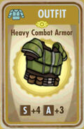Heavy combat armor card