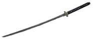 Das Katana mit der Waffenmodifikation "Authentische Katana-Klinge"
