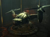 A Vertibird bay