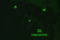 Location of the note on the map