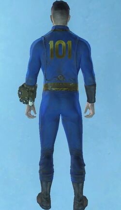 FO4 Vault 101 jumpsuit