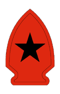 Shoulder sleeve insignia worn by ghoulified remnants of Appalachian infiltrators.