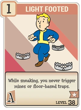 FO76 Light Footed perk