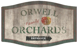 FO76 Orwell Orchards sign