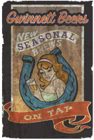 Fo4 Poster Theater (Gwinnett Beers New seasonal brew on tap)