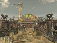 Entrance to the strip