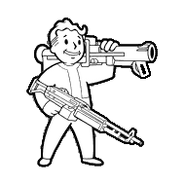 Light machine gun in the perk image for Weapon Handling