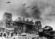 Yevgeny Khaldei - Reichstag After Fall of Berlin - 1945
