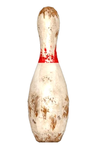Championship bowling pin