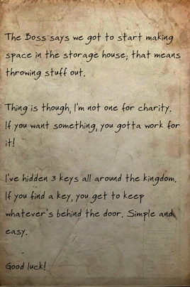 Dusty's treasure hunt