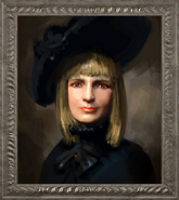 Emogene's portrait in Cabot House