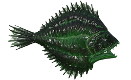 Fish glowing ambusher